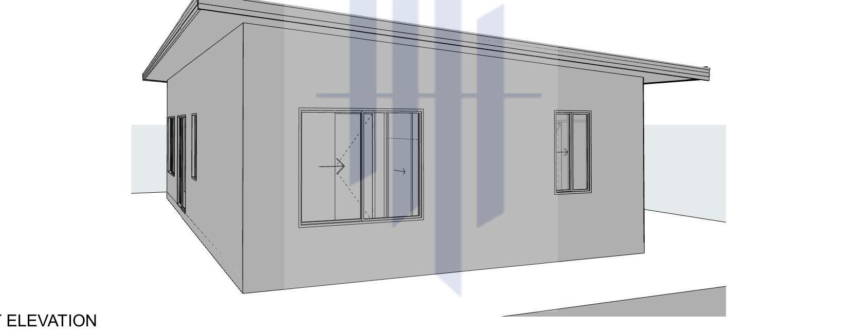 3D elevation render of the Beechboro Road North, Morley granny flat